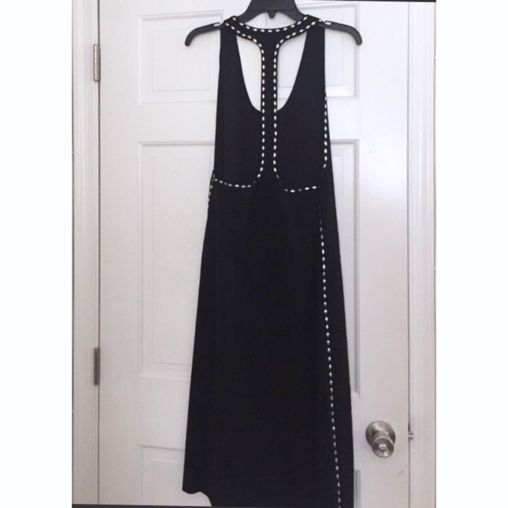 NASTY GAL | NWOT Black Racerback Midi Dress
